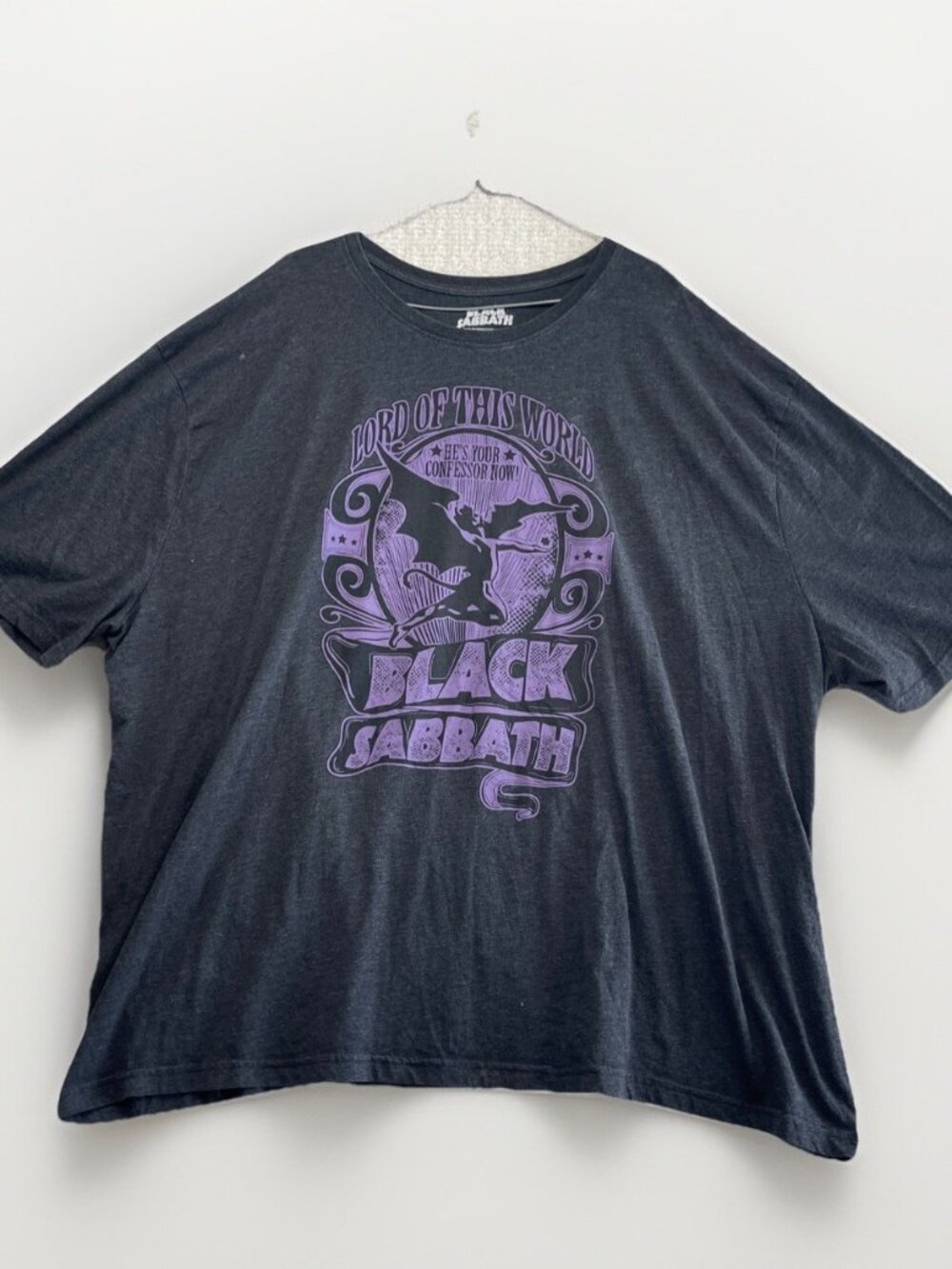 Black Sabbath "Lord of the World" Gray T Shirt Size 4XL Ozzy Metal Merch Music